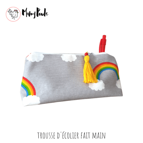 trousse d'écolier couture fait main