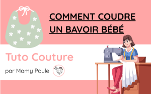 tuto comment coudre un bavoir bébé